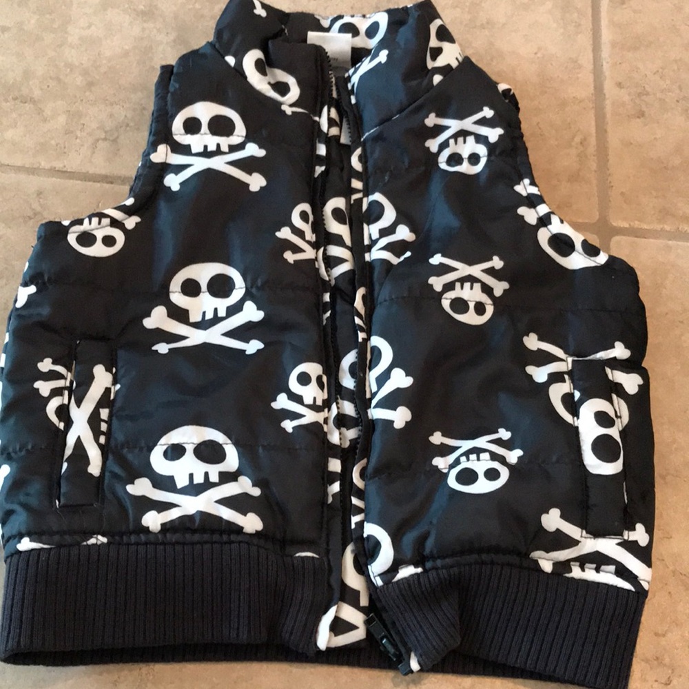 Disney skull vest jacket Halloween
